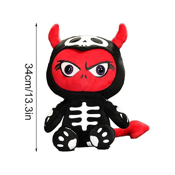 Uusi tumma sarja kauhunukke pehmolelu Little Devil Pehmo nukke pehmolelu kodin sisustukseen Tyyny Pojat Tytöt Pehmolelut Halloween-lahjat little devil