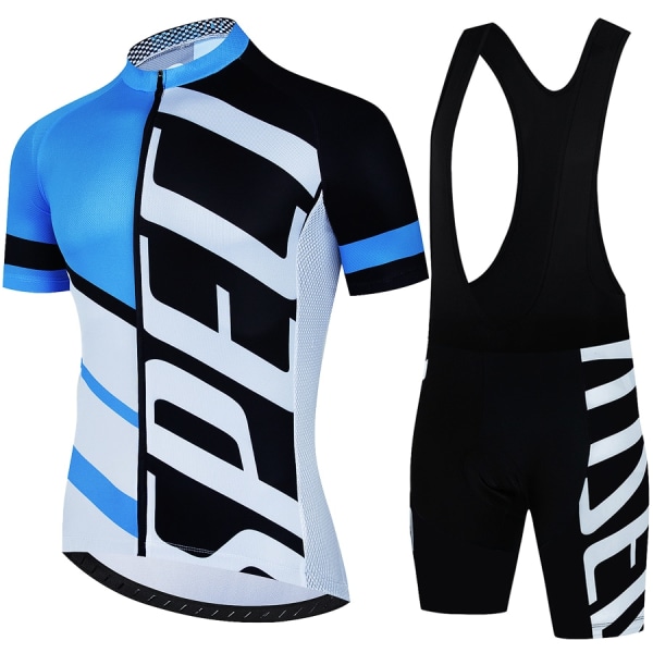 2023 Pro Team Cykeltröja Set Sommar Cykelkläder MTB Cykelkläder Uniform Maillot Ropa Ciclismo Man Cykelcykeldräkt Lavender L