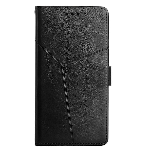 For ZTE Blade L9 Anti-fingeravtrykk Y-formede Linjer Praktisk Stropp Magnetisk Telefondeksel med Lommebok