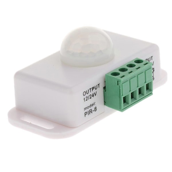 DC 12V 24V PIR bevægelsessensor kontakt til LED lyslamper, LED strip lys