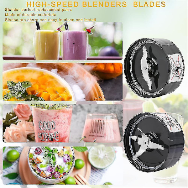 Reservedele Kompatible med Magic Bullet 250w, Mono-vinge / Krydsklinge Blender Udskiftningstilbehør, Tætningspakninger