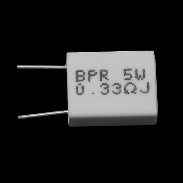 10 kpl 0,33r 5 W 5% Sementtivastus 0,33r 0,33ohm Induktiivinen vastus Bpr56
