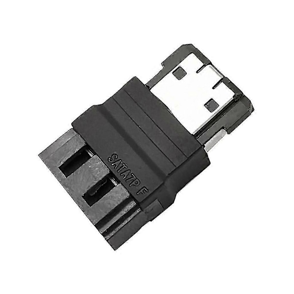 eSATA till SATA-adapter 7p Hona eSATA till Hane SATA-kontakt för snabbare dataöverföring Hög hastighet