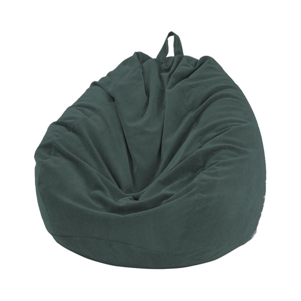 Corduroy Lazy Sofa Betræk Til Bean Bag Stol Vanddråbe Form Sofa Betræk Længestol Sæde Nordic Furniture Accessory 6 85x110cm