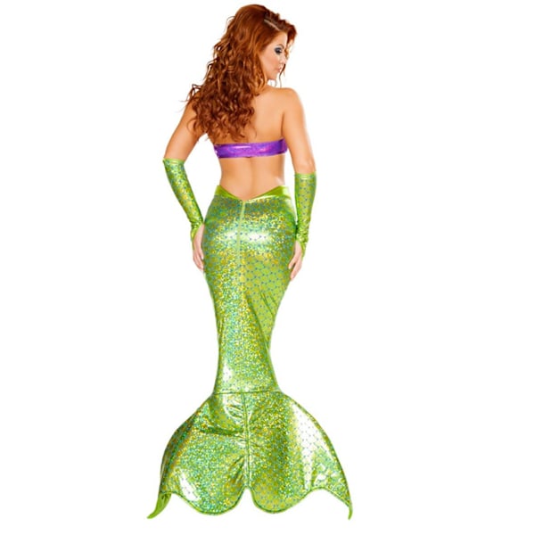 Halloween Mermaid Costume Cosplay Masquerade Costume style 5 XL