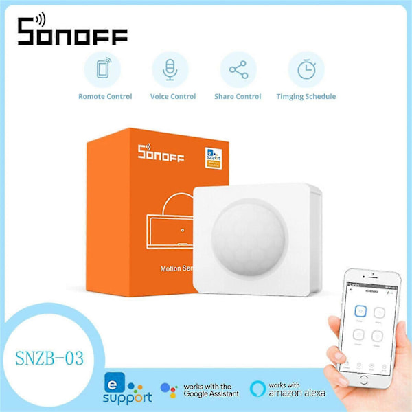 Sonoff-snzb-03-zigbee Liiketunnistin Älykäs Koti Hälytykset Androidille Ios Uusi