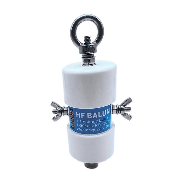 Universal 1:1 HF Balun Vanntett for 160m - 6m Bånd (1.8 - 50MHz) 500W for Kortbølgeantenne Balun