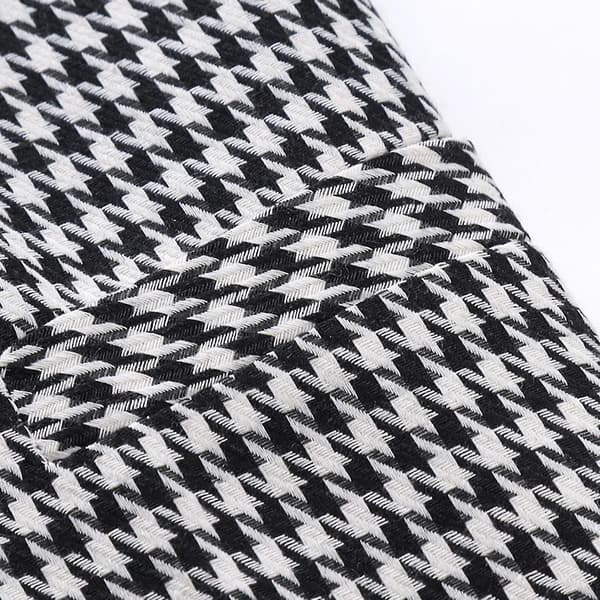 Cloudstyle Herre Casual Houndstooth Enkeltknappet Vest