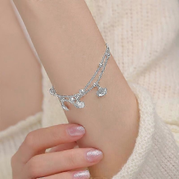 Armbånd Niche Ginkgo Blad Lykkebringende Damearmbånd Valentinsdagsgave Egnet Til Familie Og Venner