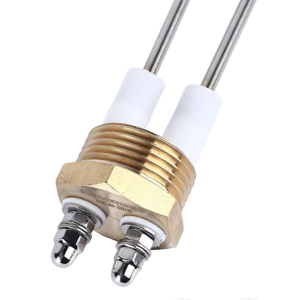Vannstandselektrode Probe 2 Pin PTFE Isolasjon Messing Rustfritt Stål Kjele Væskenivå Probe