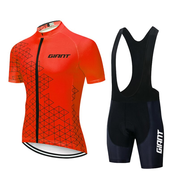 2023 Cykeltröja Set Summer GIANT Cycling Wear Mountainbikekläder Cykelkläder MTB Cykel Cykelkläder Cykeldräkt Gray XL