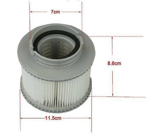 2-pack Spa Filter Ersättningsfilterpatron Mspa Ersättningsfilter - ya