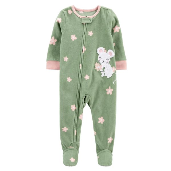 2023 Efterår Vinter Varm Nyfødt Baby Romper Pyjamas Fleece Fodviklet Jumpsuit Babe Pige tegneserie Søde Pjms style 3 6M