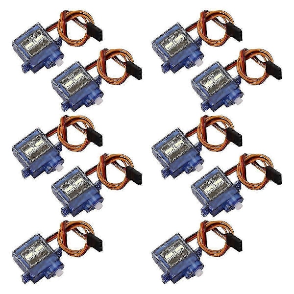 10 stk. SG90 9G Mikro-Servo til RC Flyvemaskiner Fastvinget Flyvemaskine Model Fjernstyret Flyvemaskine Legetøj Servo