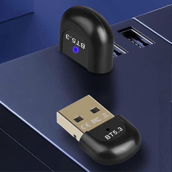 Bluetooth Adapter USB Trådløs Adapter 3Mbps Adapter Dongle Bluetooth Modtager Bluetooth-Kompatibel 5.3 Til Trådløs Mus PC