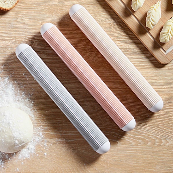 Ranskalainen leivontakaulin parempaan leivontaan, pyökkipuinen taikinarulla, leivontavälineet pizzalle, leivälle, leivonnaisille ja fondantille