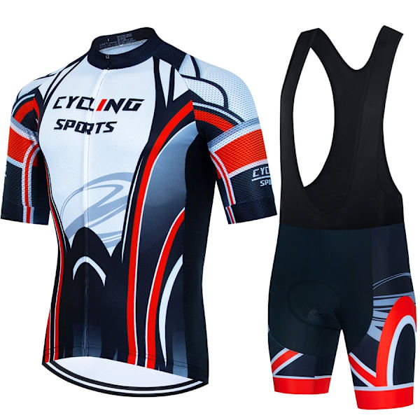 CYKLOPEDIA Sportssæt Herre cykeltøj 2023 Cykel Bib Bluse Cykeltøj Mand Sommerbukser Gel Shorts Mtb Tricuta Teams Pic color Asian size - 3XL