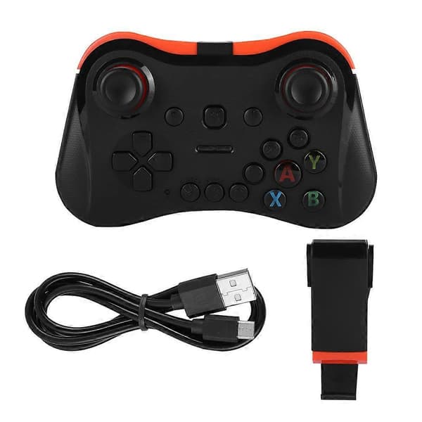Trådløs Bluetooth Spilcontroller Uden Forsinkelse Komfortabelt Greb Bluetooth Gamepad (Sort)