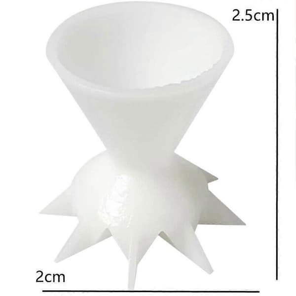 1/3/5 stk. Mini Split Cups til maling hældning af væske, genanvendelig Fluid Art Split Cup Split Hældningskop, 7-benet tragt Split Cup malerartikler
