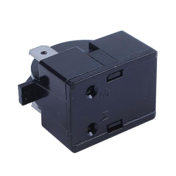 3PIN-terminaler Kylskåp PTC Startrelä 12 Ohm Motstånd Black