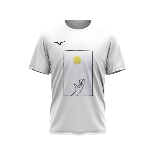 2023 Ny Mizu T-shirt, tröja, cykeldräkt, Patchwork tennisdräkt, fitness för män för män, T-shirts för utomhussporter ET61416423510 M