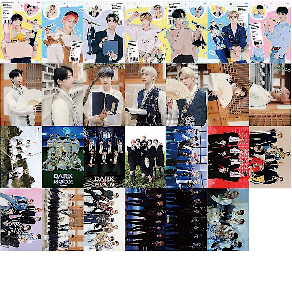 55 kpl/kpop Enhypen Ggu Ggu -paketti Lomo-kortteja Uusi valokuva-albumi Dimension : Dilemma Enhypen -valokuvakorttien fanikokoelma valokuvakortti
