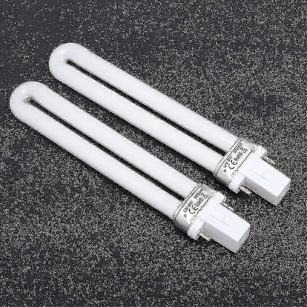 4 st 9W UV-lamprör