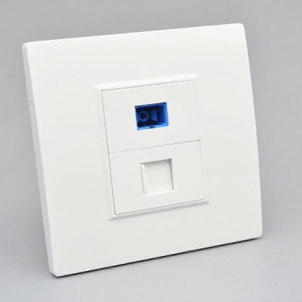 SC-kuituoptiikkalähtö, seinäliitäntä, RJ45-verkkoliitäntäpaneeli, Connecto1-tyyppi