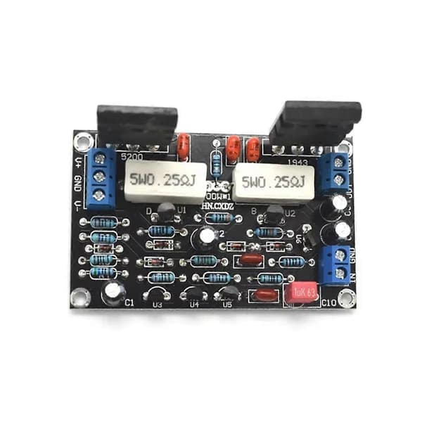 2SC5200+2SA1943 Høy Effekt Mono 100W DC 35V Ferdig Effektforsterkerkort