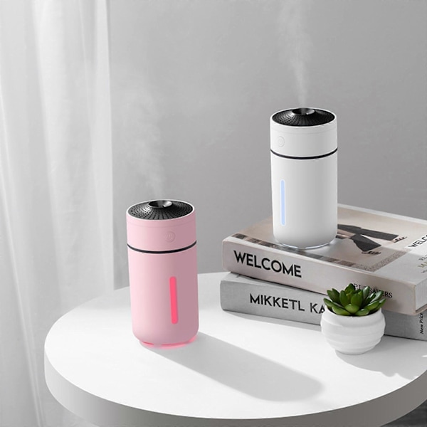 Cool Car Mist Luftfugter USB Luftfugter Luftrenser med LED Lys til Soveværelse