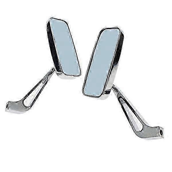 Motorcykelbackspeglar Krom 8/10Mm För