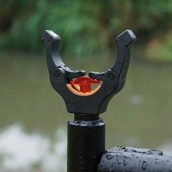 Fiskespöhållare - Idealisk för karpfiske - för Rod-pod - Magnetisk stängning för att stödja spöet - Set om 4 delar