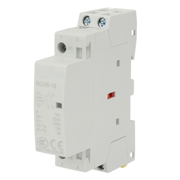 2p 16a 220v/230v 1no 1nc 50/60hz DIN-skena Hushållsströmbrytare