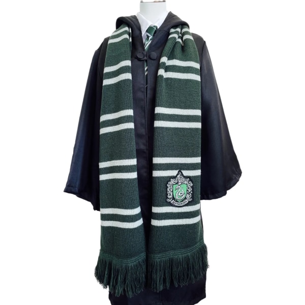 NYTT Harryy Potter skjerf Varmt tykt Slytherin Galtvort College-emblem Ravenclaw Hermione Gryffindor Dusk Skjerf Tilbehør Gaver Green
