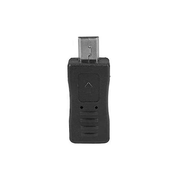 Spilcontrollere Sort Micro Mini Usb Adapter Oplader Konverter Adapter