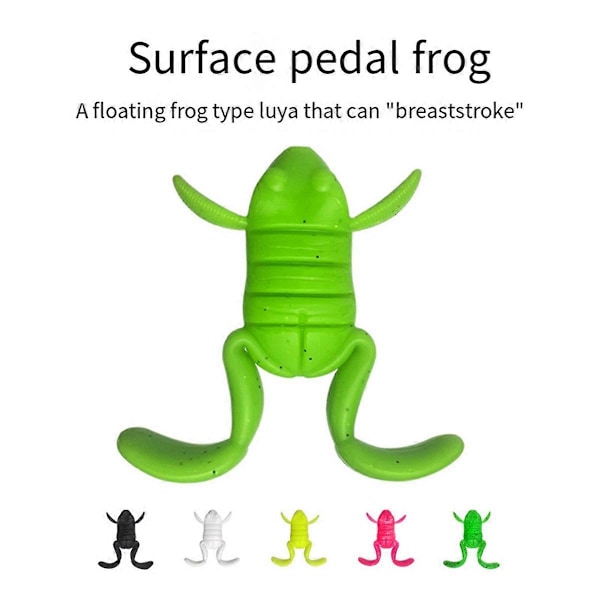 B Frog mjukt bete sparkande grodbete