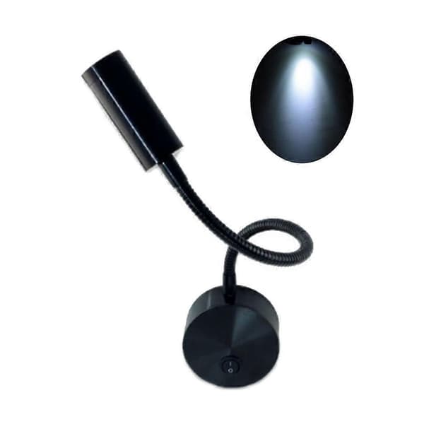 Rustsikker LED-lampe for båt RV 1W Leselampe Vegglampe Sengelampe
