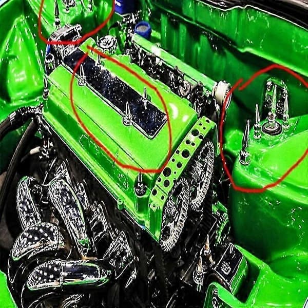50JA Motorventil Dæksel Bolt Kit Rustfrit Stål Erstatning til Integra RSX H23A1 Motor