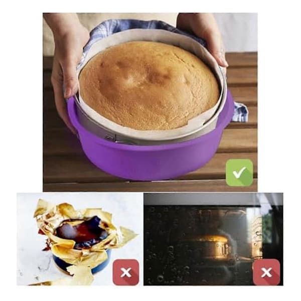 2-pack Cheesecake Pan Protector, Vattenbadsbeskydd för 9, 9,5 tums rund springform, runda kakformar