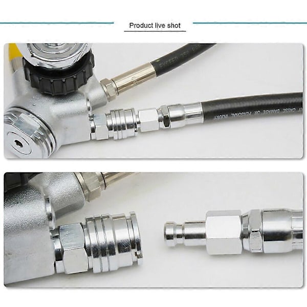 Dykning BCD Regulator Adapter LP Hurtig Afbrydelse Udskiftningsadapter