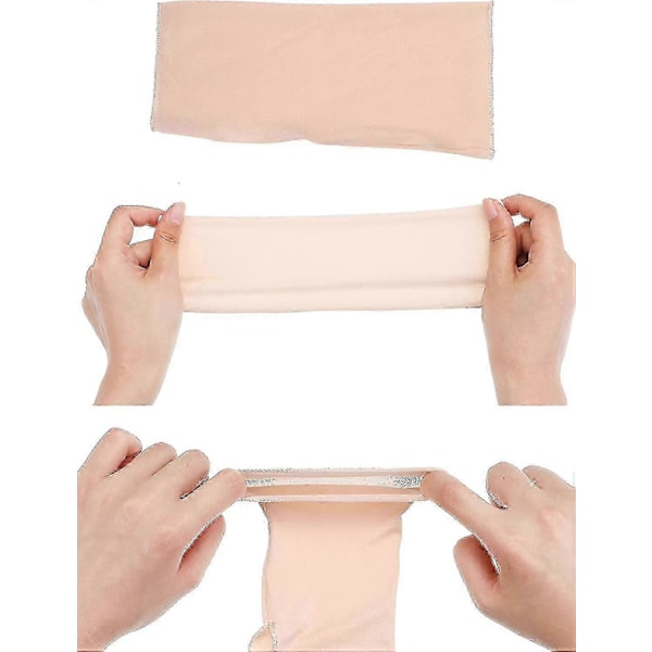 UV-skyddshandskar Handledslängd Solskydd Körhandskar Unisex Fingerlösa