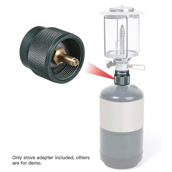 Lixada Ultralätt Portabelt Utomhus Camping Gaskök med Gastank Adapter Omvandlare Vandring Ryggsäck