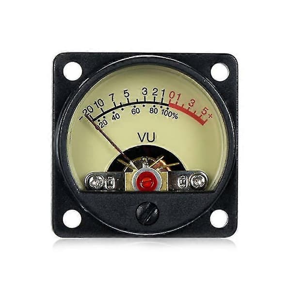Bluelans Højpræcisions Abs Audio Panel Vu Amperemeter Db Strømafladning Fladt Meterhoved