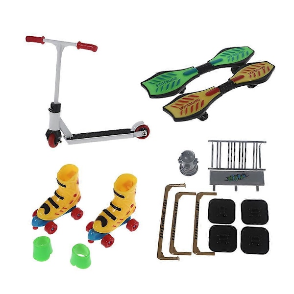 Simulerad Fingerboard/Scooter för Barn, Leksak för att Lindra Uttråkning