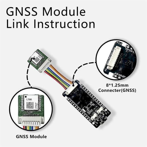 T114 Meshtastic Tracker til Arduino Positionerings Devboard BLE WiFi,B