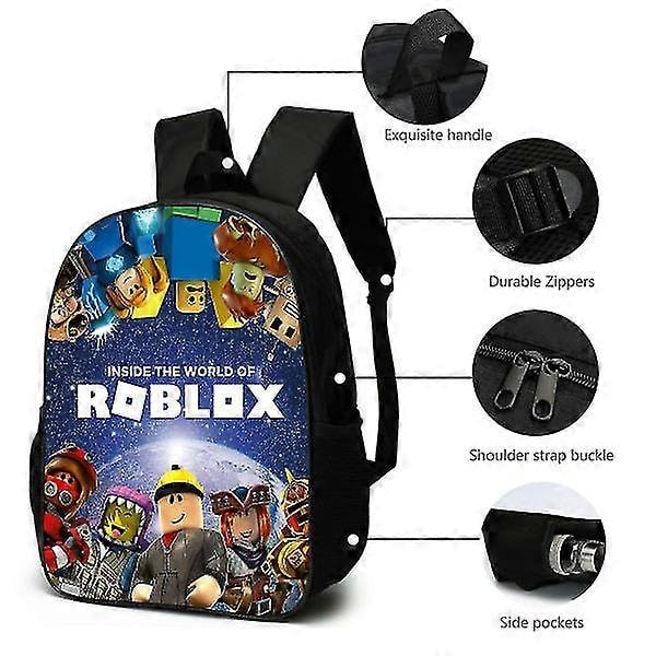Stykke Roblox Rygsæk Skoletaske Rejsetasker