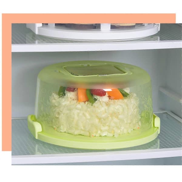 Kakeboks Cupcakeholder med Lokk Transparent Kakeboks, A