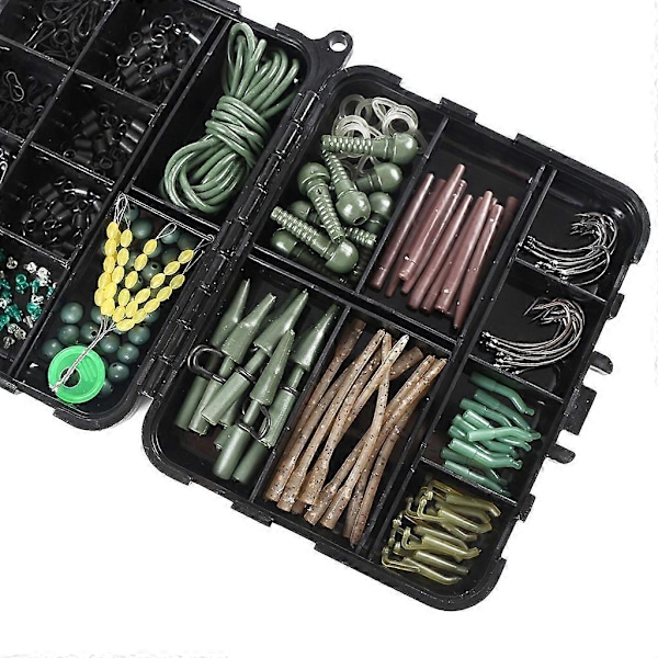 Fisketillbehör Box Tillbehör Kit Set Krokar Lekande Sänken Fisketillbehör Kit