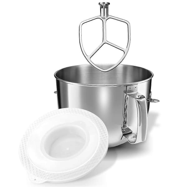 6QT Rustfri Stål Røreskål Erstatning til KitchenAid Røremaskine