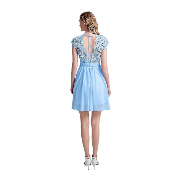 Uformell festkjole Date Chiffon-kjole Avslutningskjole Cocktailkjole Brudepikekjole Ballkjole